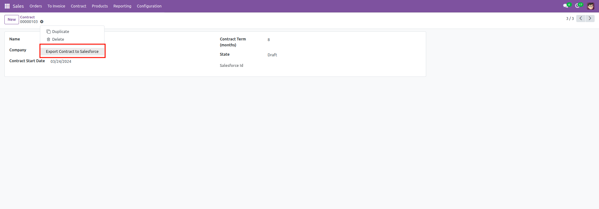 Pragmatic Odoo Salesforce Connector 