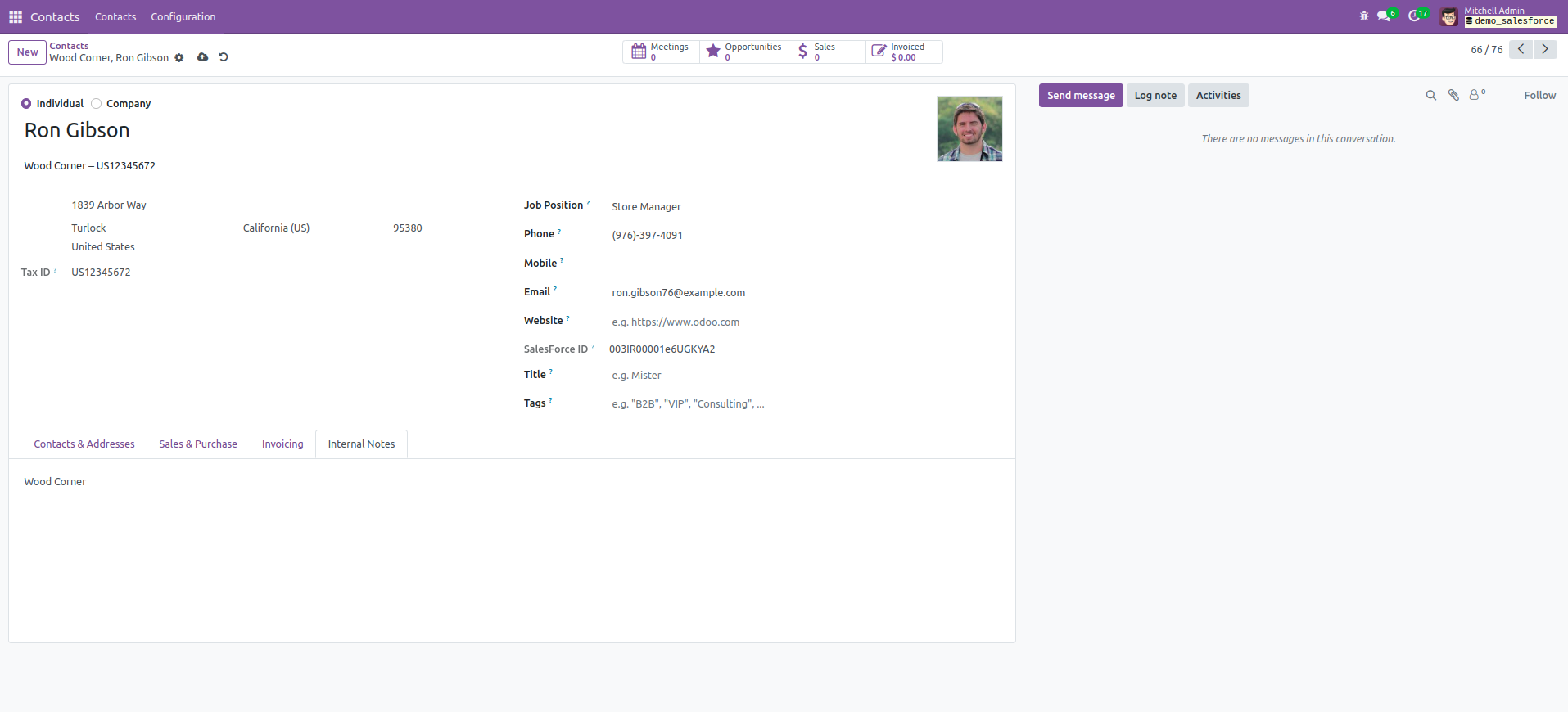 Pragmatic Odoo Salesforce Connector 